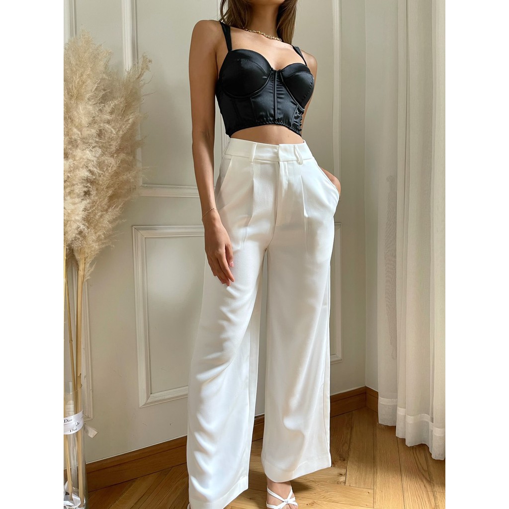 DAPHALE - Quần Dài Ống Xòe Tiffany