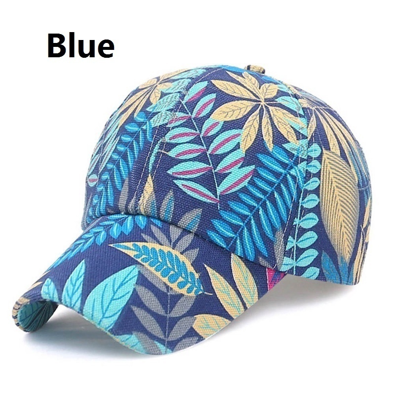 Mũ Lưỡi Trai In Hoa Lá 2020 Thời Trang Hip Hop
