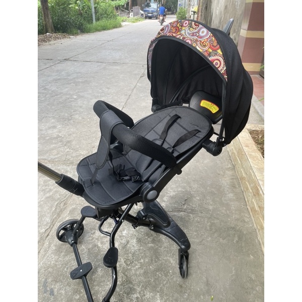 Xe đẩy 2 chiều gấp gọn cho bé nằm, ngồi tặng kèm đệm M8