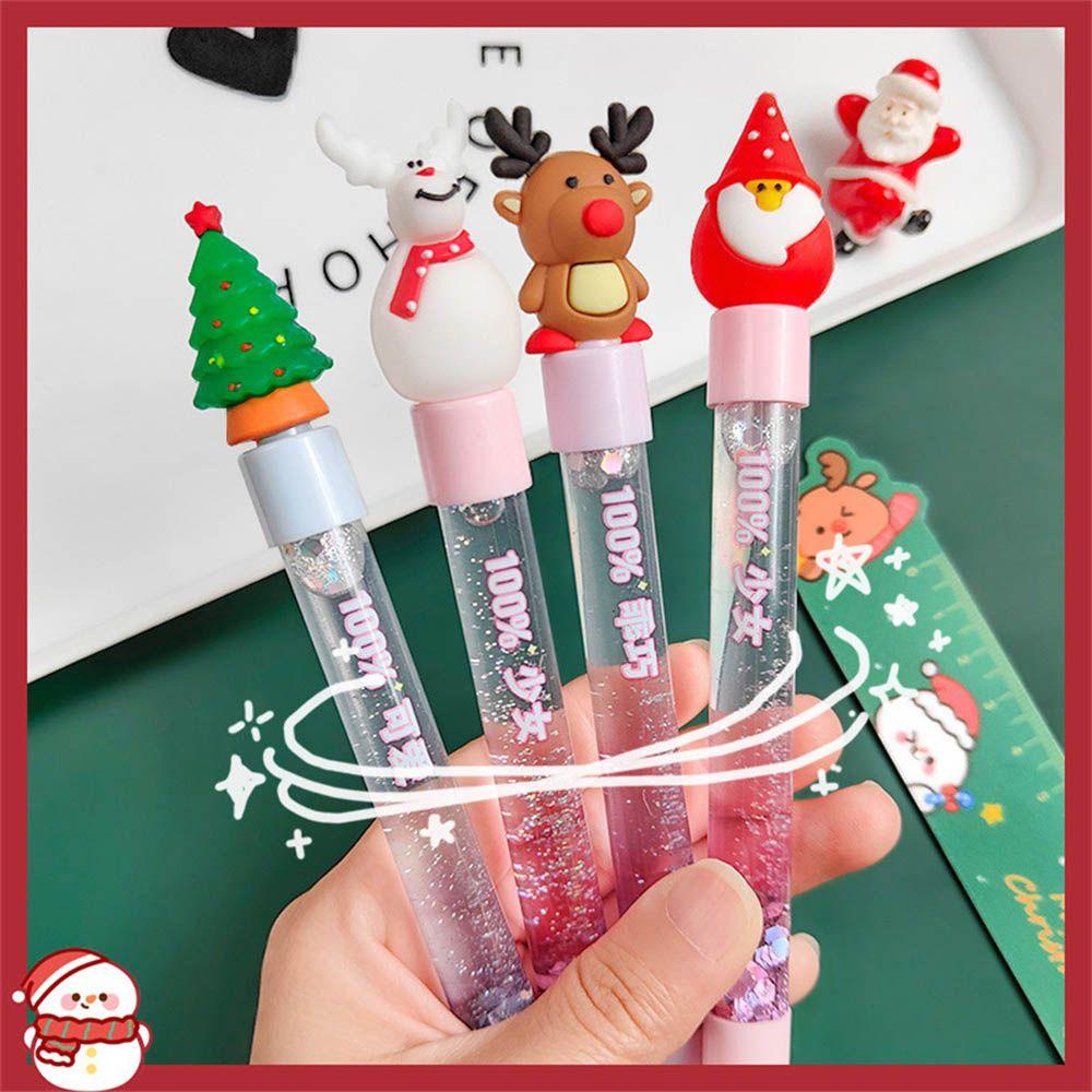 Bút Gel Kim Tuyến Hình Tuần Lộc / Ông Già Noel / Người Tuyết Giáng Sinh