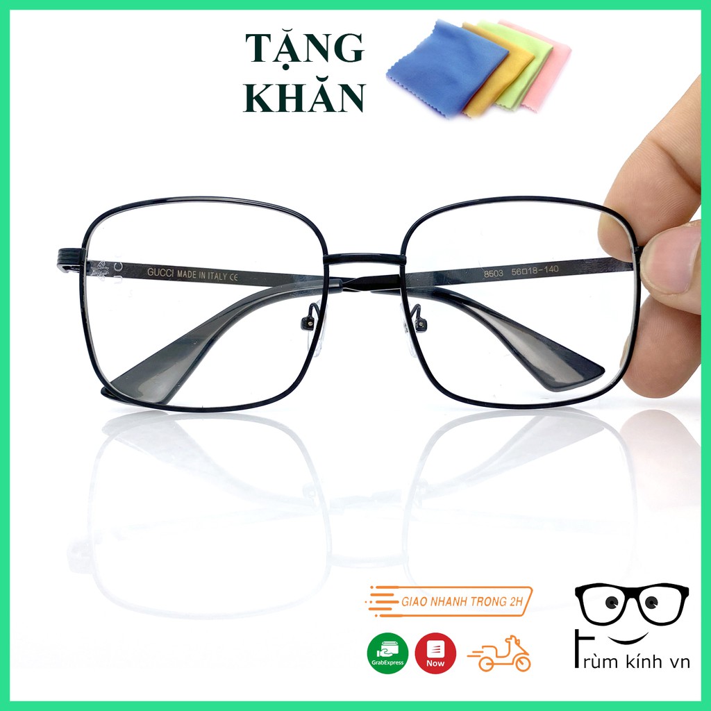 Gọng kính kim loại nam nữ GC mắt vuông thanh mảnh nhẹ nhàng màu sắc thời trang | BigBuy360 - bigbuy360.vn
