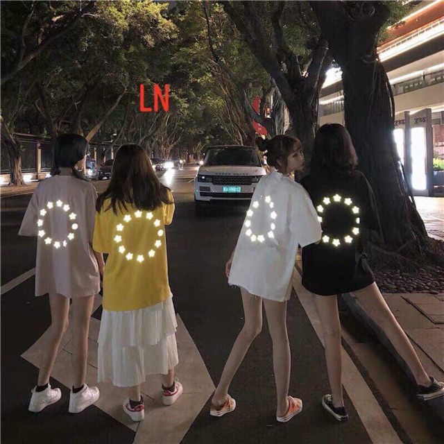 Áo phản quanh sao ngắn tay flangwui L&amp;N