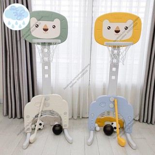 Cột bóng sư tử 3IN1 chơi đc bóng rổ , bóng đá , golf