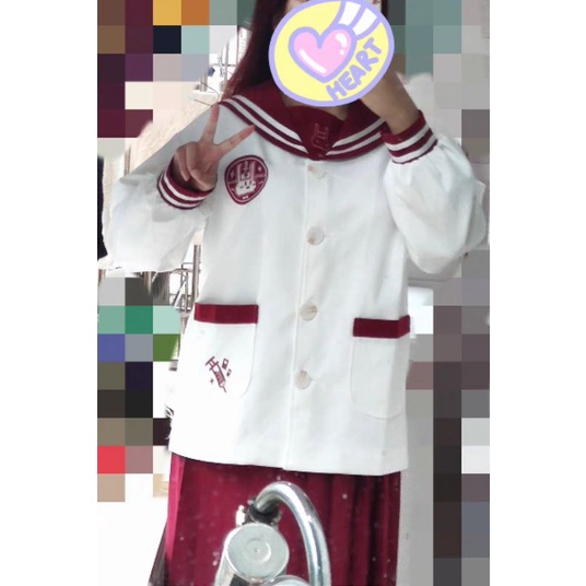 [sankousan] Áo khoác đồng phục JK thỏ thiêu kiểu y tá phong cách Mori hàng brand | BigBuy360 - bigbuy360.vn