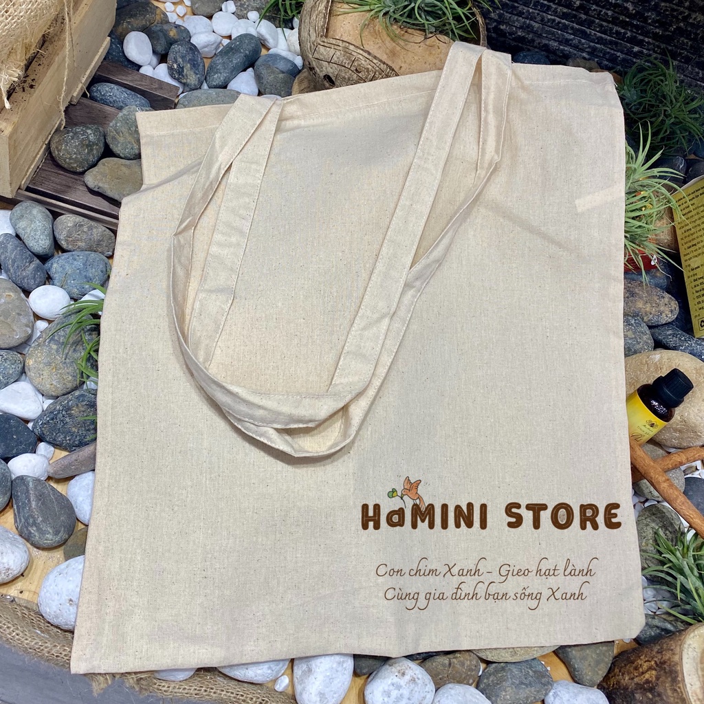 Túi vải Linen tiện dụng, phong cách Hàn Quốc