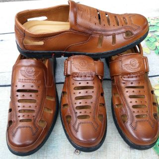 Giày lười rọ nam  da bò mềm mại