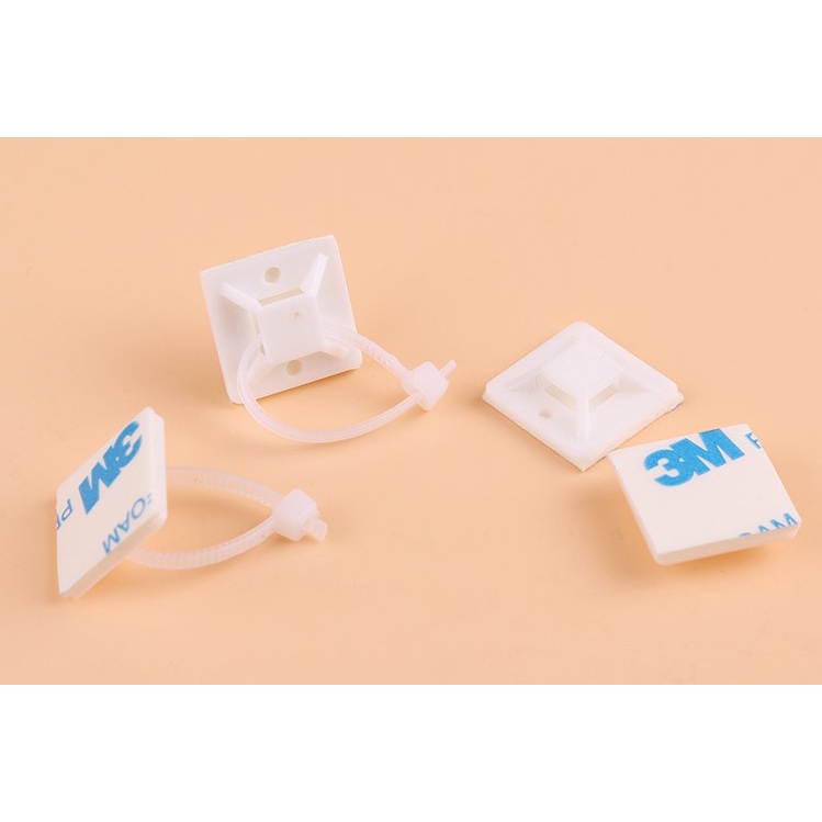 Đế dán dây rút TM-20, TM-25, TM-30 keo 3M bịch 50 cái