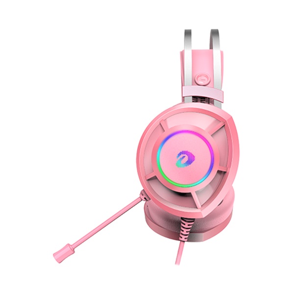 Tai nghe Gaming Dareu EH469 RGB Black / Pink - Hàng Chính Hãng