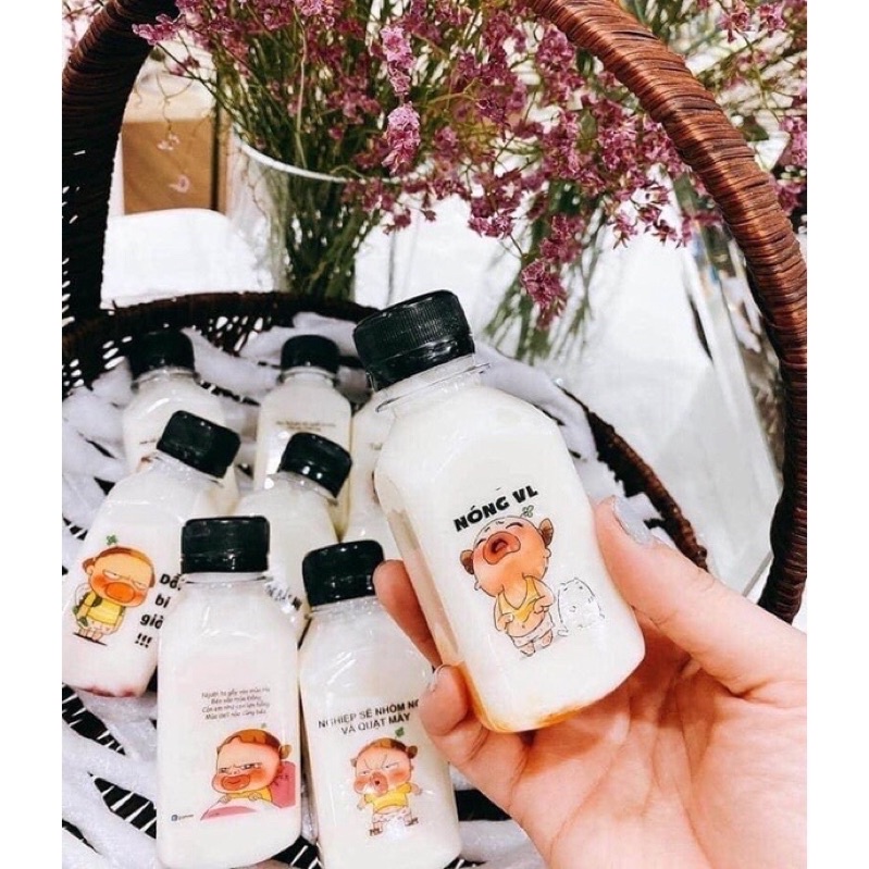 Chai nhựa đựng trà sữa 100ml 120ml 330ml 500ml