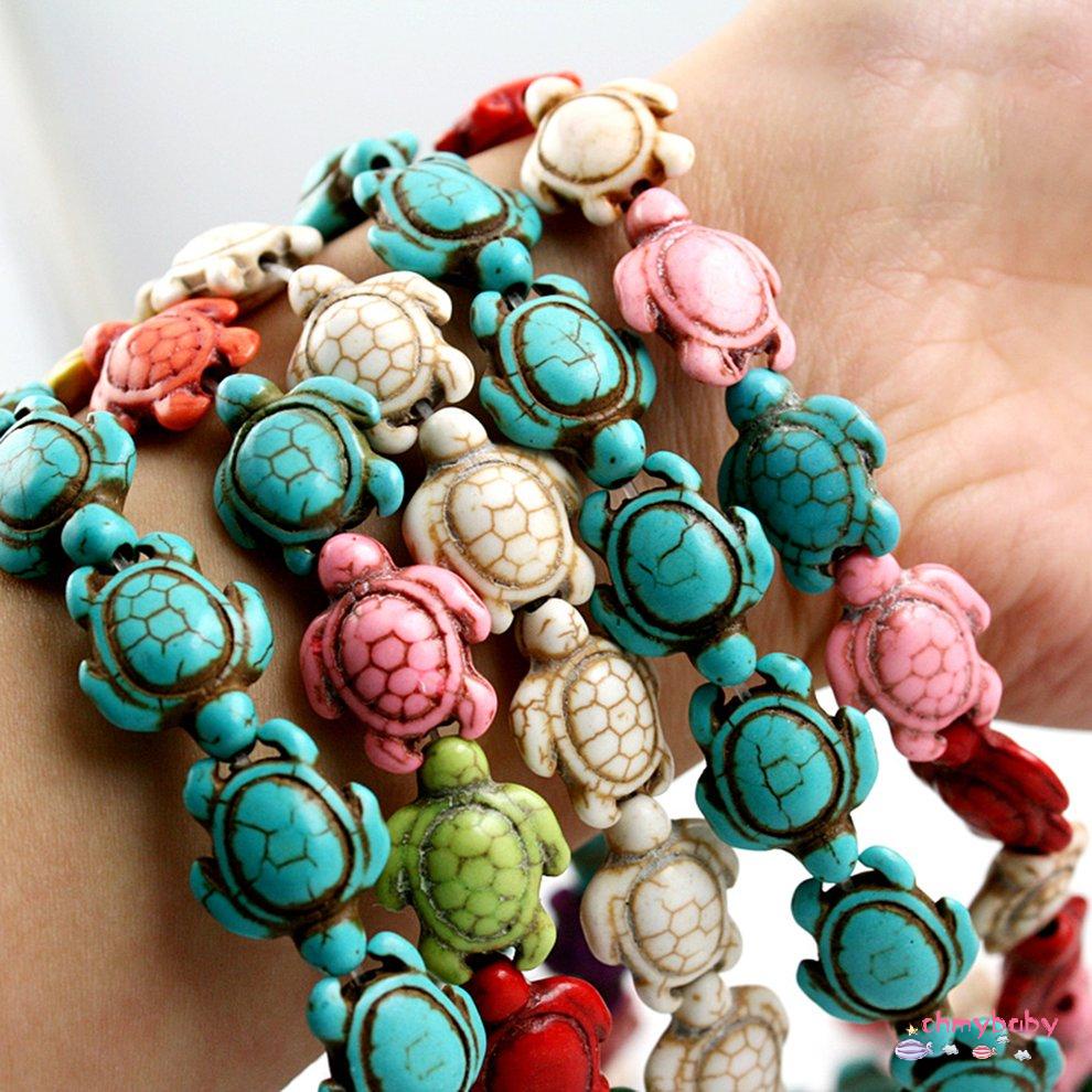 Vòng tay Handmade Turquoise chính hãng Hawaiian Sea Turtle Bracelet Đồ trang sức trên bãi biển [8/5]