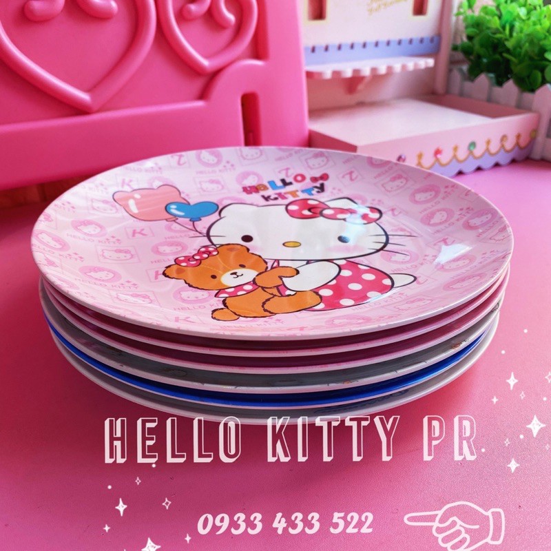 DĨA SIZE LỚN HELLO KITTY - DORAEMON