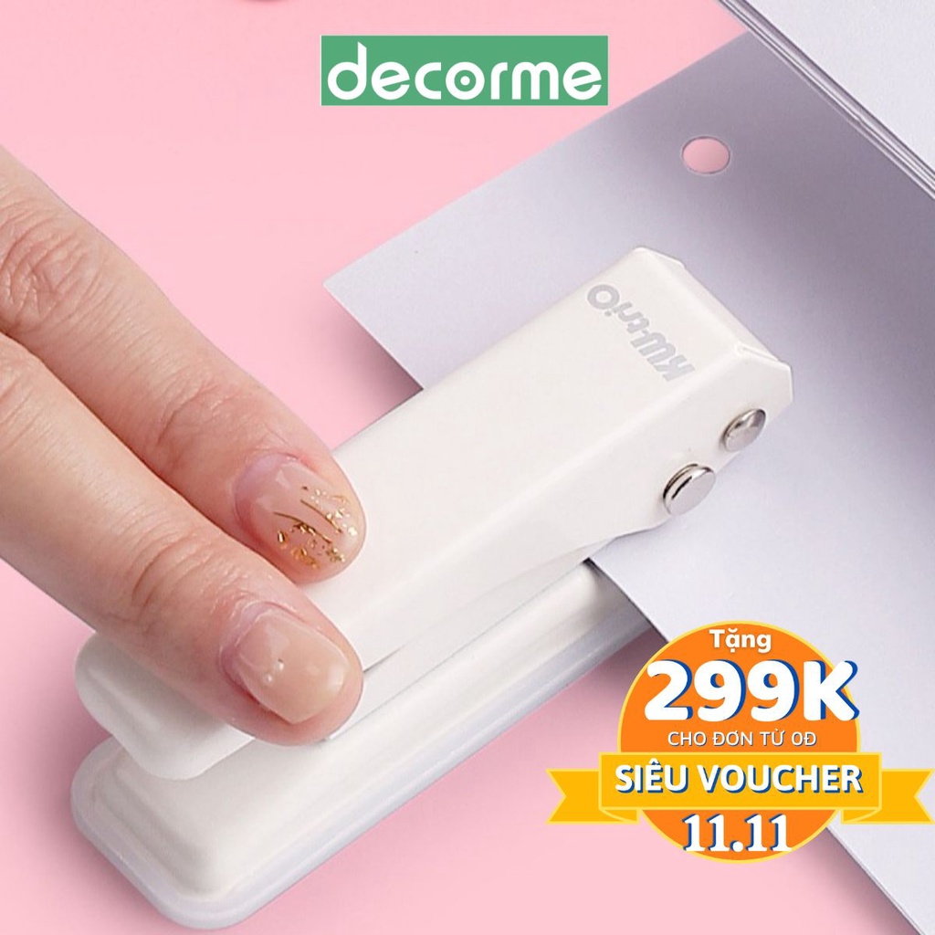 Decorme đục lỗ Trio KW đơn - 9190 phụ kiện văn phòng phẩm