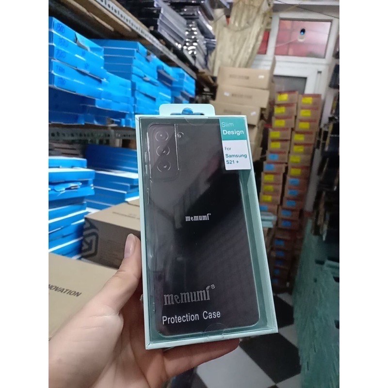 Ốp lưng Memumi trong cứng cho Samsung S21, S21 Plus, S21 Ultra không ố màu