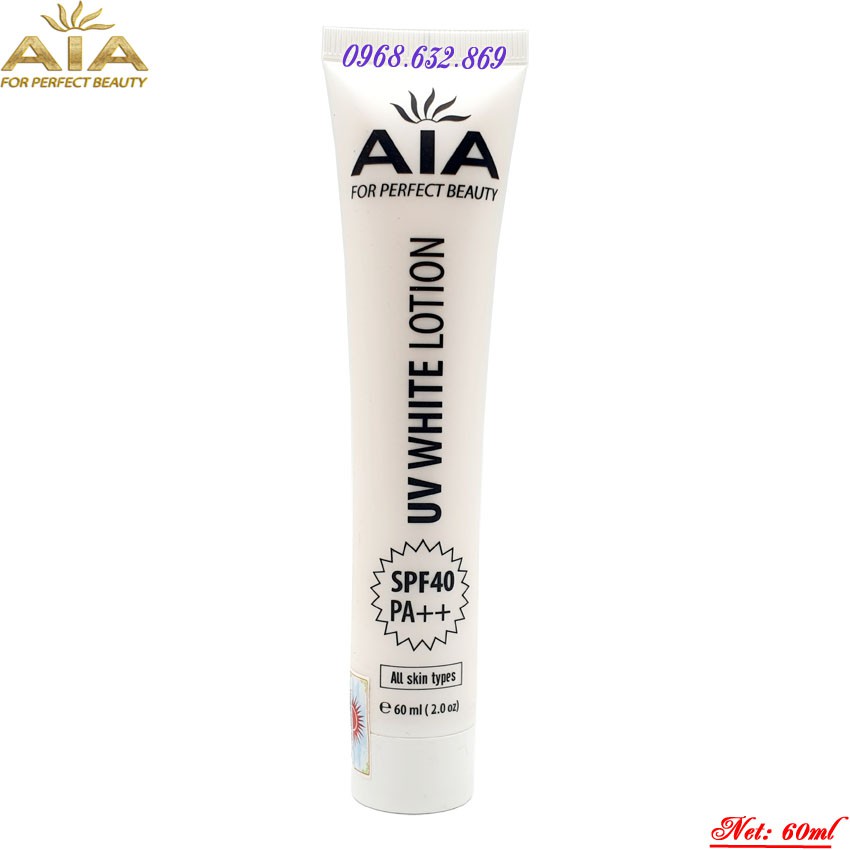 Mỹ phẩm AIA - Kem chống nắng hàng ngày SPF40 PA++ (60g)