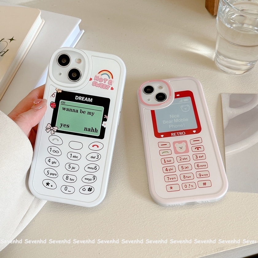 Ốp Điện Thoại Họa Tiết Nokia Doodle Dễ Thương Cho iPhone 13 12 11 Pro Max SE2020 X XR Xs Max 7 8 Plus