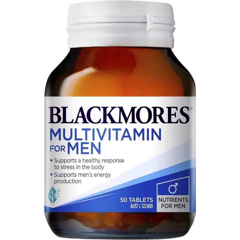 [Mã FMCGMALL - 8% đơn 250K] Viên uống vitamin tổng hợp Blackmores Multivitamin Hộp 50 Viên | BigBuy360 - bigbuy360.vn
