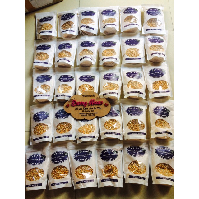 BẮP HẠT (NGÔ) HỮU CƠ EDISON Date mới 02/2022 | BigBuy360 - bigbuy360.vn