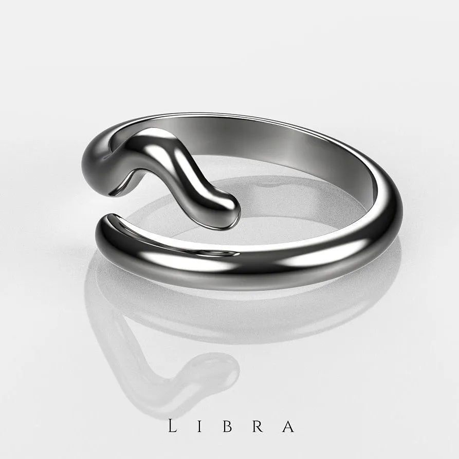 Nhẫn Bạc S925 Khắc Hình Cung Hoàng Đạo Mang Lại May Mắn Dành Cho Nam