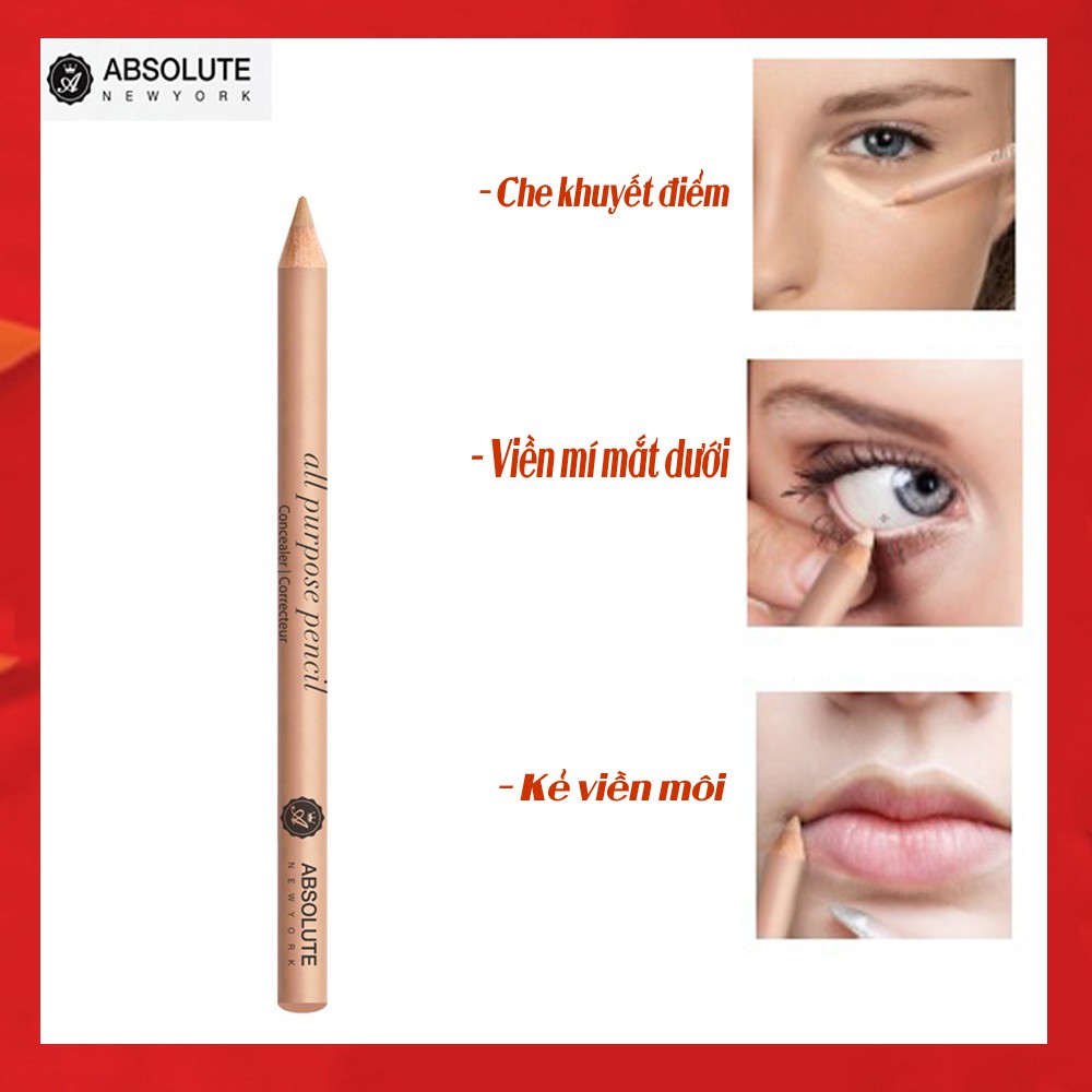 Chì Che Khuyết Điểm Đa Năng Absolute NewYork All Purpose Pencil 2g