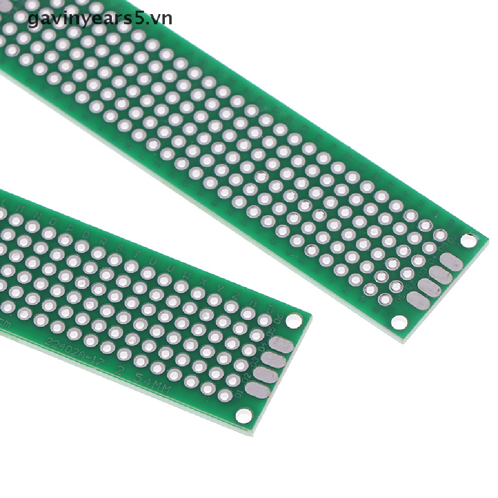 Bộ 5 Bảng Mạch PCB Kích Thước 2x8cm Hai Mặt Chuyên Dụng