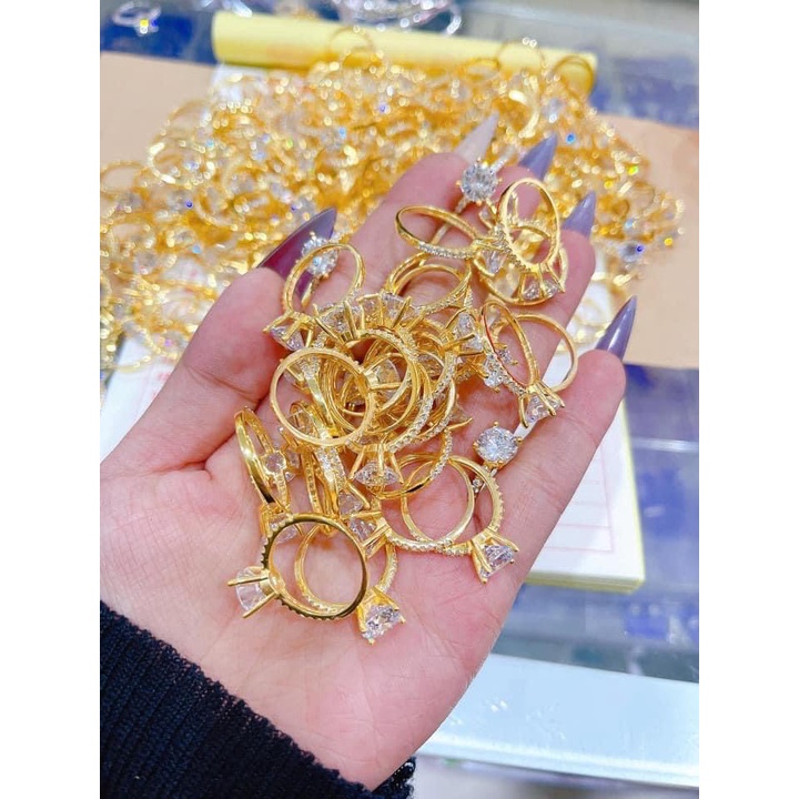 Nhẫn bạc nữ đính đá sang chảnh tuyệt đẹp LINH MIU SILVER