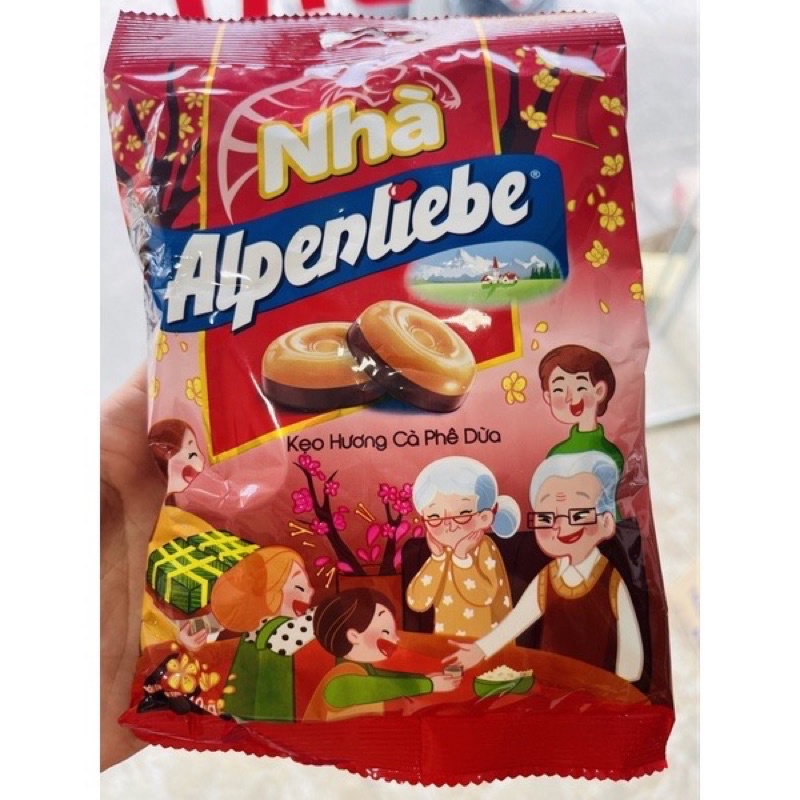 Kẹo Mềm Alpenliebe 2Chew Dâu & Nho Gói 25/65 Viên
