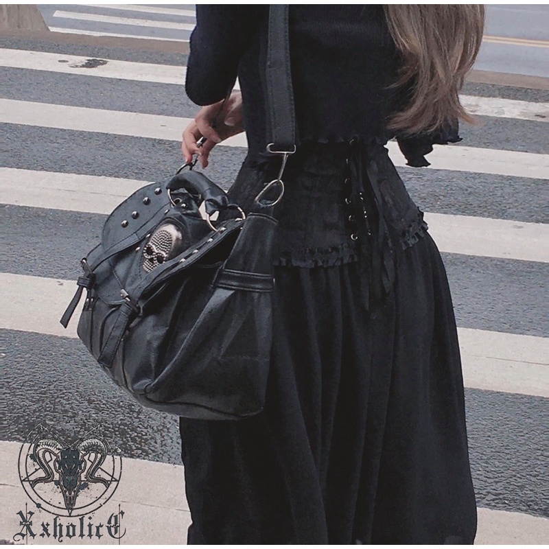 - TÚI XÁCH punk đầu lâu