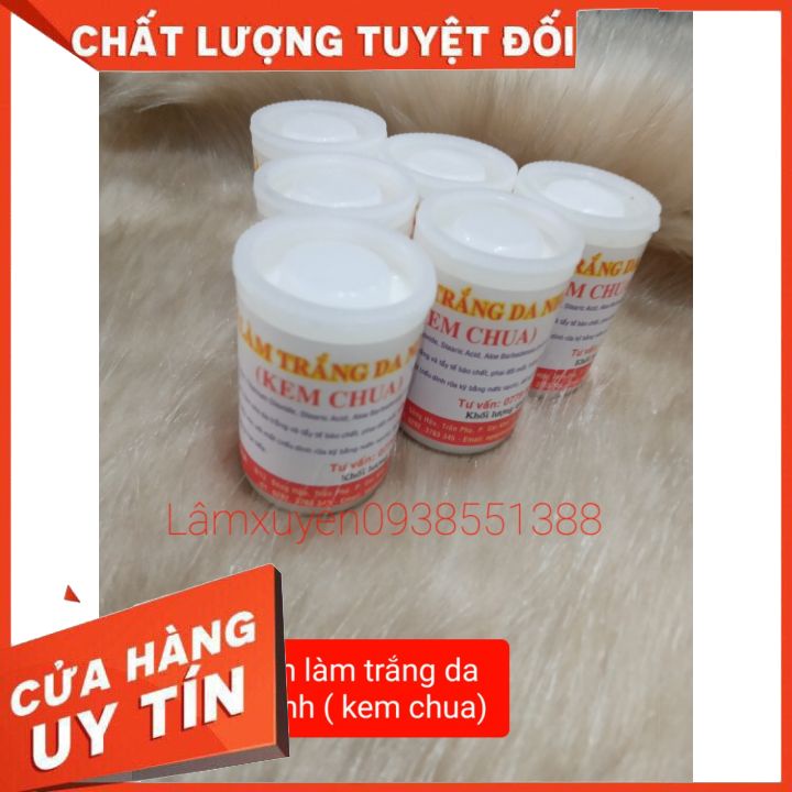 Kem tẩy trắng nhanh ( kem chua ) 30g  FREESHIP  để pha trộn vs kem khác,làm da nhanh trắng,phai đồ mồi mát da[tận gốc]