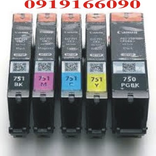 Bộ mực in bóc máy canon ix6770, ix6870 mã pgi-750,cli-751