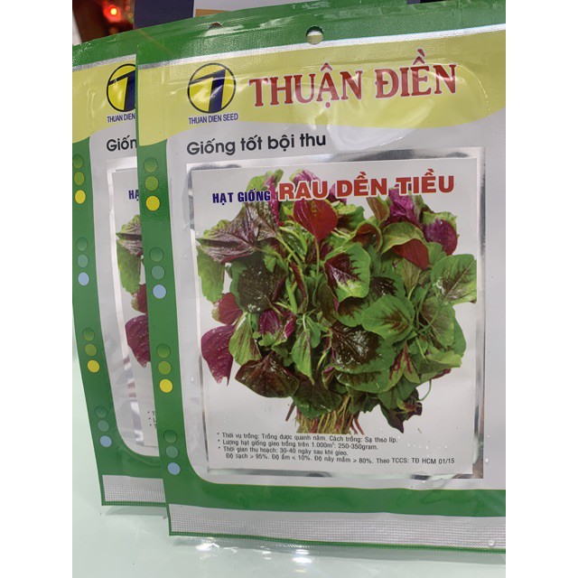 Hạt giống rau dền tía rau dền tiều Thuận Điền 20g/túi giá rẻ