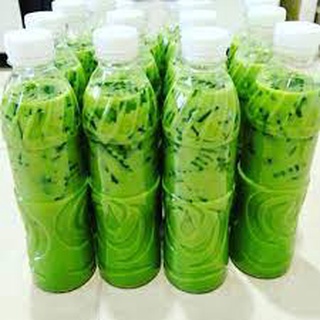 SÉT TRÀ SỮA THÁI XANH KÈM PUDDING