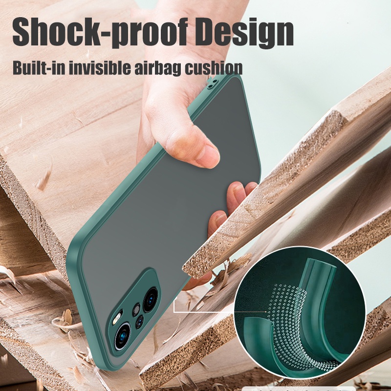 Ốp Lưng Nhám Chống Sock, Va Đập Bảo Vệ Camera Cho Realme C11 C12 C15 C17 C20 C21 C21Y C25 C25S C25Y C31 C35 Narzo 30A 50 50A