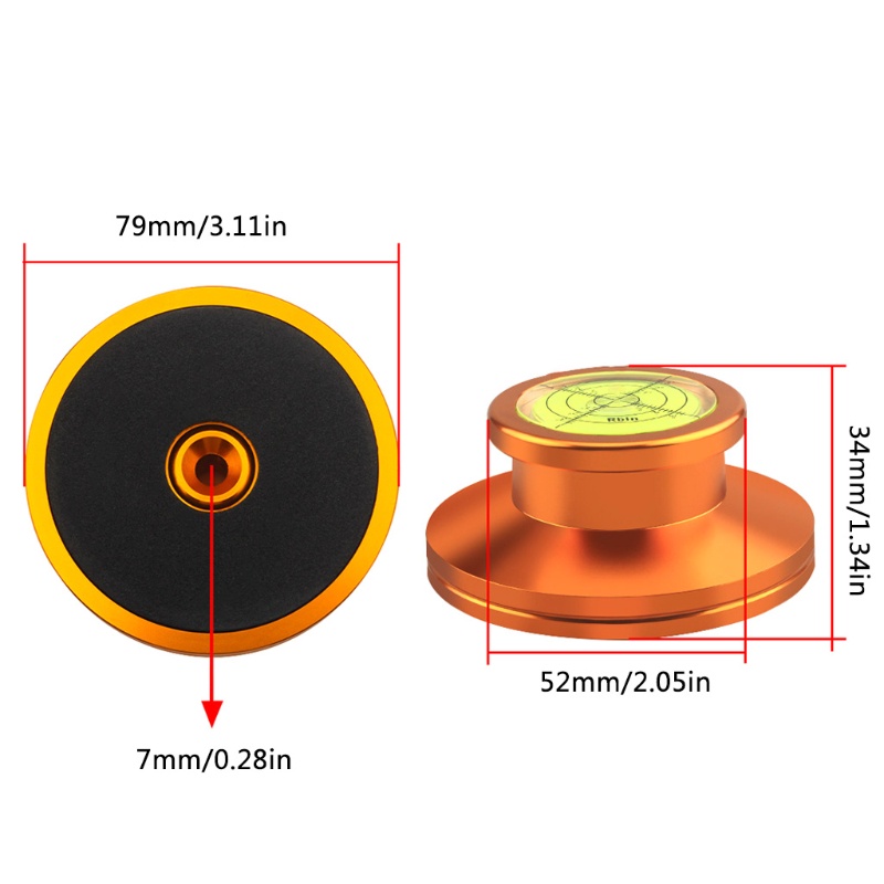 Kẹp ổn định trọng lượng đĩa than LP Vinyl có độ chính xác cao