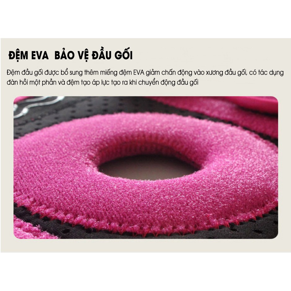 Băng Bảo Vệ Đầu Gối Aolikes A-7912 | Đai Dán Gối Khi Tập Gym Tập Thể Thao Cao Cấp Chính Hãng