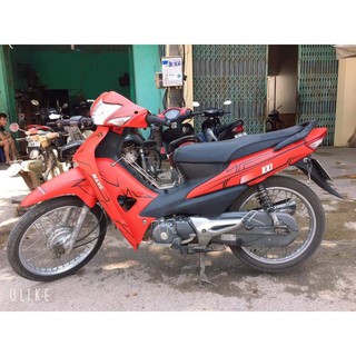Tem Trùm Wave Đỏ Nhám Chỉ Đen