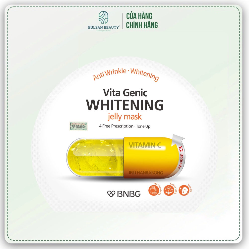 Mặt nạ dưỡng sáng da BNBG Vita Genic Whitening Jelly Mask 30ml Bulsan Beauty