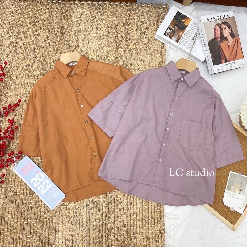 Sơ mi cộc tay basic
