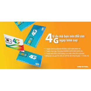 PHÔI SIM TRẮNG 4G VIETTEL ĐỔI SIM TẠI NHÀ DỄ DÀNG