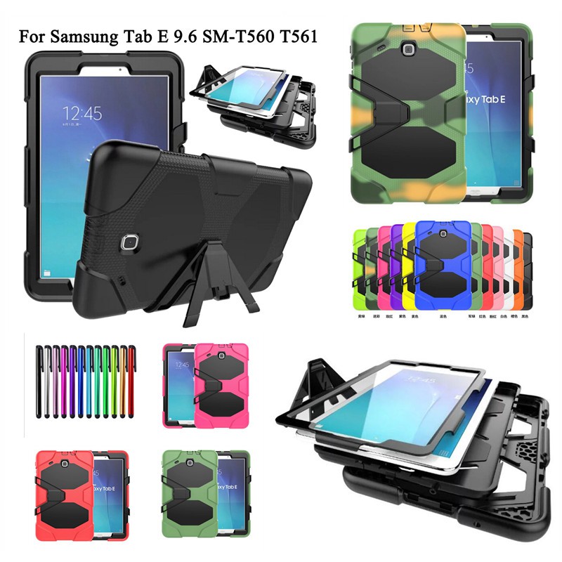 Ốp lưng chống sốc kiêm giá đỡ bảo vệ Samsung Tab E 9.6 SM-T560 T561 T567 T560NU | WebRaoVat - webraovat.net.vn