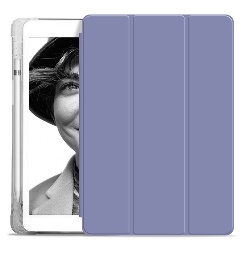 Bao da nắp gập màu trơn thích hợp cho Ipad Air 4th 2020 10.9 Ipad 8th 10.2 Inch 7th 6th 5th Gen Air 4 3