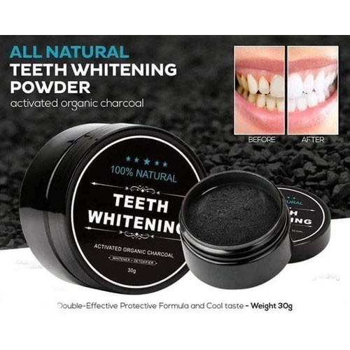 Combo 3 Bột Đánh Răng Hoạt Tính Than Tre Teeth Whitening 30gr