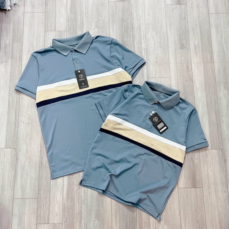 (PL09)Áo polo nam nữ mặc cặp siêu hot,Áo thun sọc nam nữ