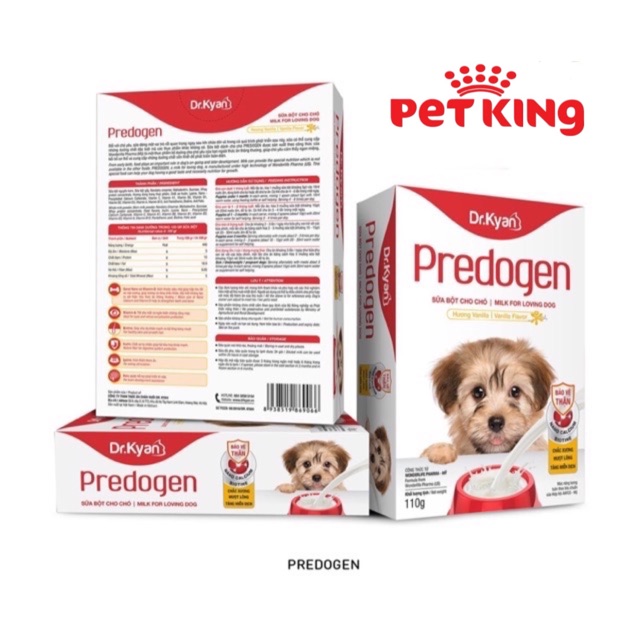 Sữa Bột Dinh Dưỡng Predogen dành cho Chó Mèo 110gram