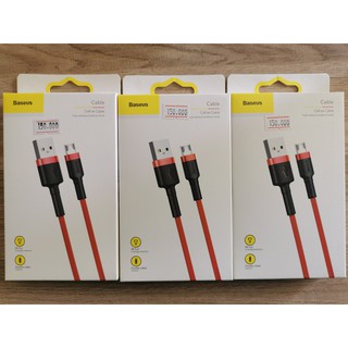 Cáp Sạc Baseus Cafule Micro USB dành cho Smartphone Android dài 1m ( 2.4A/1.5A/2A )