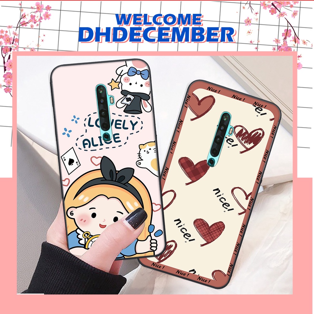 Ốp lưng Oppo RENO 2 / 2F / 2Z in hình nice ,good luck happy ốp xinh viền dẻo đẹp chất