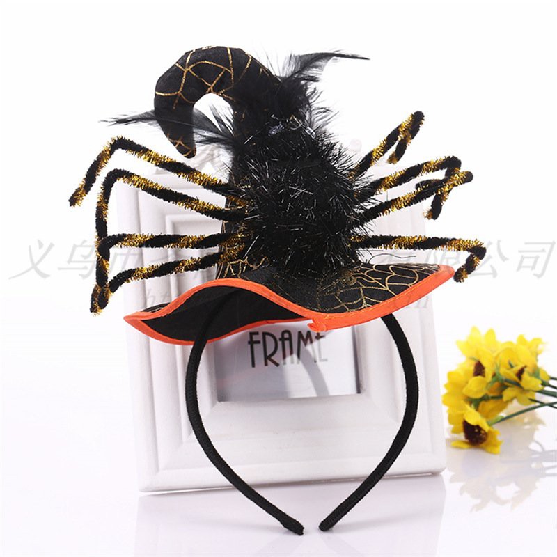 PVN18713 Băng đô cài tóc hình nón phù thủy hóa trang Halloween T2 .