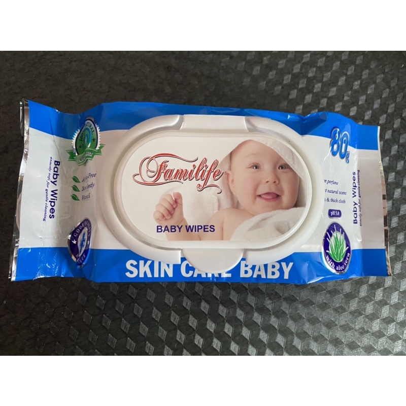 Combo 10 goi Khăn giấy ướt Baby Wipes 80G