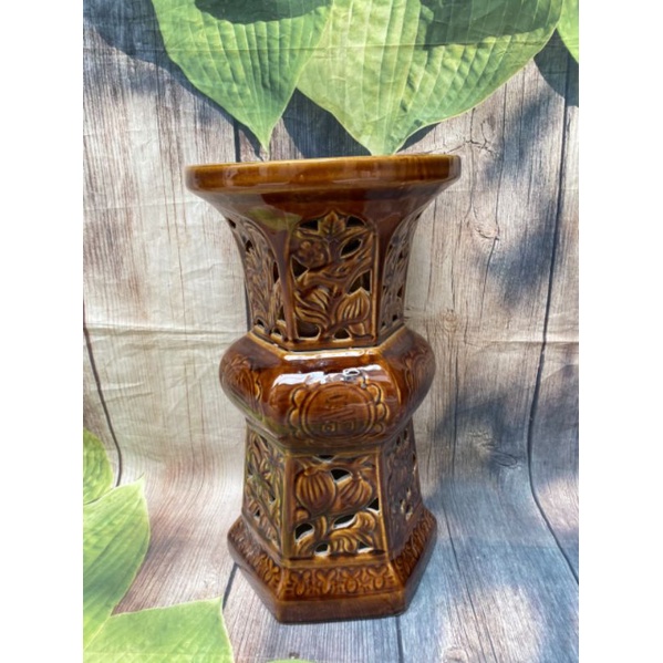 Đôn khoét thấp H44, mặt 25cm