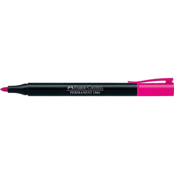 Bút đánh dấu vĩnh viễn pink (hồng) Faber 156428 - Faber-Castell