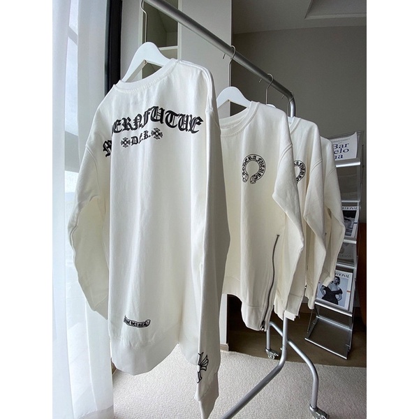 Áo sweater Chrome hearts nam nữ cao cấp khoá sườn